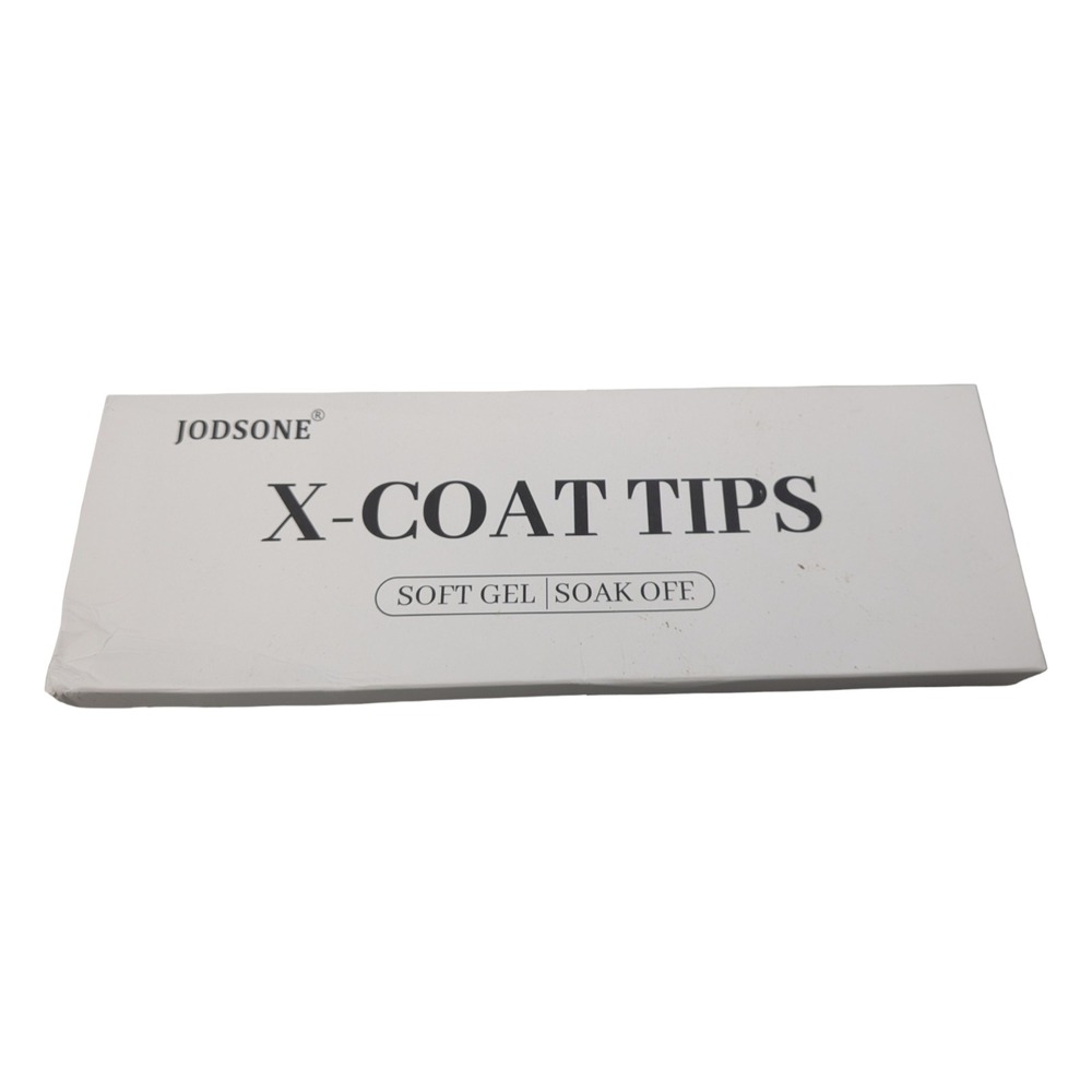 Jodsone X-Coat Tips Soft Gel Soak Off French Tip Pink White Matte Nails 5 sets